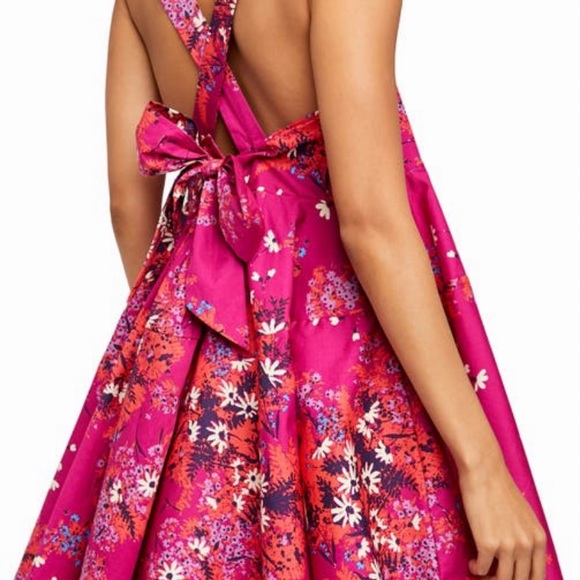 FREE PEOPLE COTTON BABYDOLL SQUARE NECK MINI DRESS IN POP COMBO FLORAL POP COMBO - Picture 11 of 13